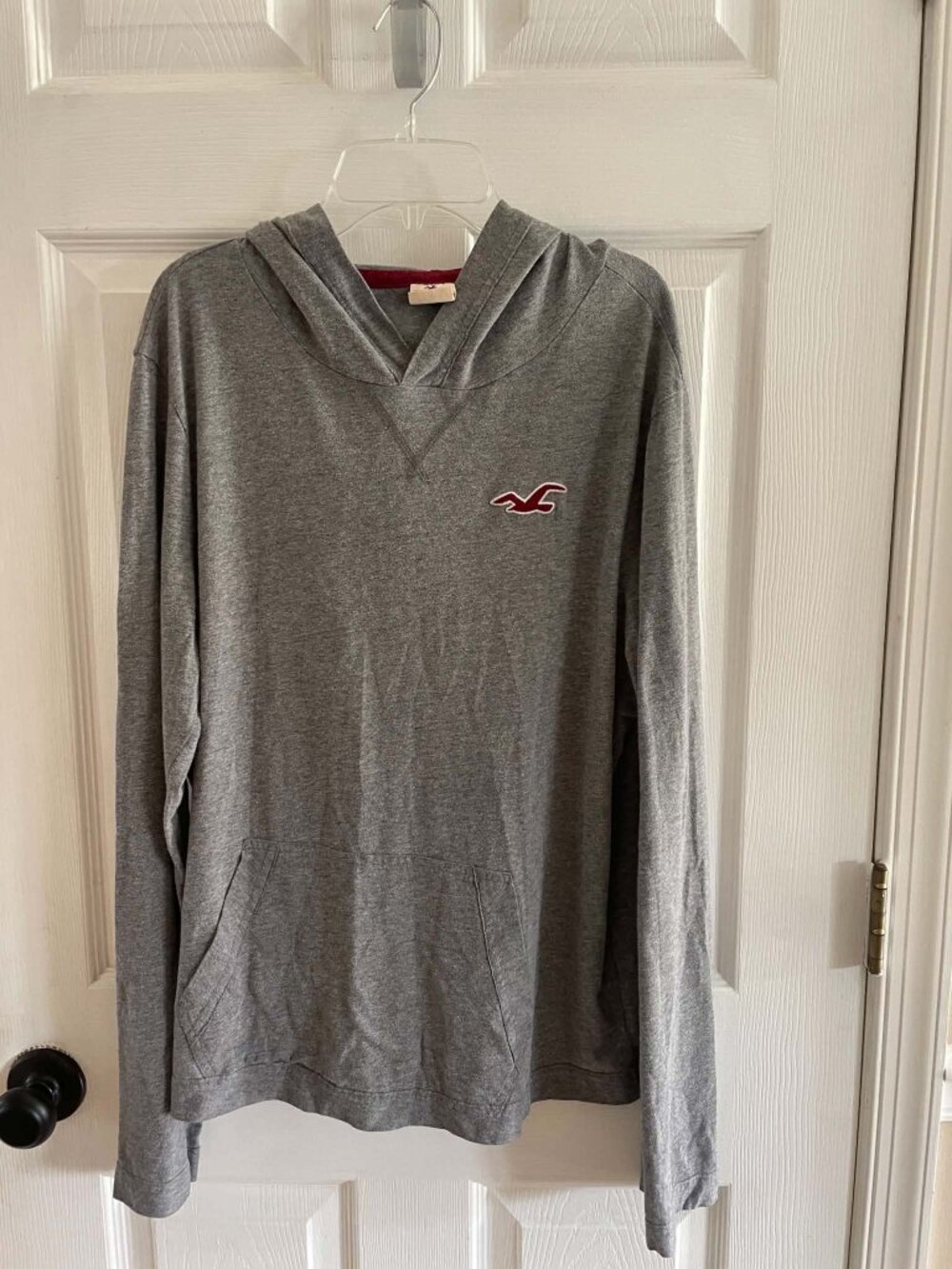 Vintage Hollister Y2K Women's Hoodie Shirt Top Gray Small S